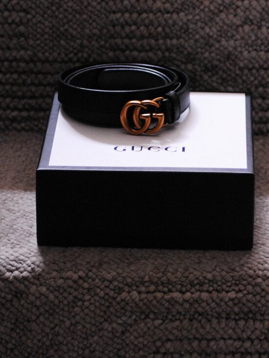 Gucci Logo Belt Used in Excellent Condition